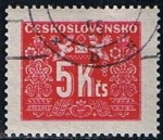 Sellos de Europa - Checoslovaquia -  Scott  J80  Cifras