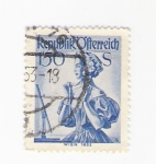 Stamps Austria -  Mujer (repetido)