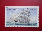 Stamps United States -  Clipper Ship. (Forever)
