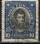 Stamps : America : Chile :  Scott  116  Bernado O´Higgins