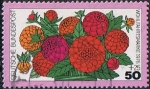 Stamps Germany -  FLORES DE JARDIN. RAMO DE DALIAS