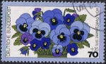 Stamps Germany -  FLORES DE JARDIN. RAMO DE PENSAMIENTOS