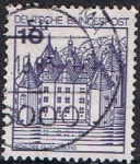 Stamps Germany -  CASTILLOS. CASTILLO DE GLÜKSBURG