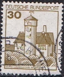 Stamps Germany -  CASTILLOS. CASTILLO DE LUDWIGSTEIN