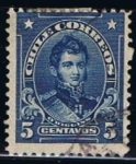 Stamps Chile -  Scott  101  Benardo O´Higgins