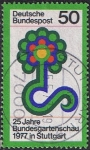 Stamps Germany -  25 ANIV. DE LA EXPEDICIÓN FEDERAL DE HORTICULTURA