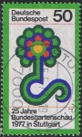 Sellos del Mundo : Europa : Alemania : 25 ANIV. DE LA EXPEDICIÓN FEDERAL DE HORTICULTURA