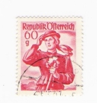 Stamps Austria -  Mujer (repetido)