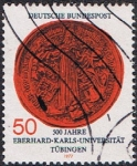 Stamps : Europe : Germany :  LD ANIVERSARIO DE LA UNIVERSIDAD DE TUBINGEN. GRAN SELLO DE LA UNIVERSIDAD
