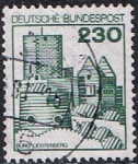 Stamps Germany -  CASTILLOS. CASTILLO DE LICHTENBERG