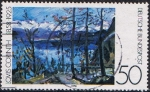 Stamps Germany -  IMPRESIONISTAS ALEMANES. NAVIDAD EN EL LAGO WALCHEN, POR LOVIS CORINTH