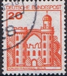 Stamps Germany -  CASTILLOS. CASTILLO DE PFAUENINSEL