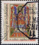 Stamps Germany -  800 ANIV. DE LA DIETA DEL IMPERIO DE GELNHAUSEN, CREADA POR BARBARROJA