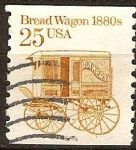 Stamps United States -  Vagon de pan de 1880