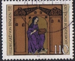 Stamps : Europe : Germany :  800 ANIVERSARIO DE LA MUERTE DE SANTA HILDEGARDA