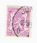 Stamps Belgium -  escudo (repetido)