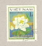 Stamps Vietnam -  Flor Nelumbo nucifera