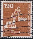 Stamps : Europe : Germany :  INDUSTRIA Y TÉCNICA. EXCAVADORA