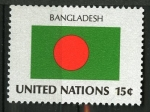 Sellos de America - ONU -  Bandera Bangladesh