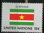 Stamps America - ONU -  Bandera Suriname