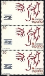 Stamps Spain -  V Centenario  Descubrimiento de América - Andrés de Urdaneta