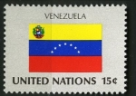 Sellos de America - ONU -  Bandera,  Venezuela