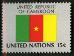 Stamps ONU -  Bandera, Republica de Camerun