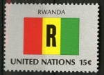 Stamps : America : ONU :  Bandera,  Ruanda