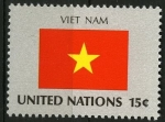 Stamps ONU -  Bandera, Viet nam