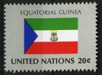 Stamps : America : ONU :  Bandera, Guinea Ecuatorial