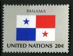Stamps : America : ONU :  Bandera, Panama