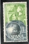 Sellos de Europa - Espaa -  1596- DIA MUNDIAL DEL SELLO 1964