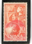 Stamps Spain -  1597- DIA MUNDIAL DEL SELLO 1964