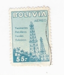 Stamps : America : Bolivia :  Yacimientos Petroliferos Bolivianos (repetido)