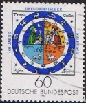 Stamps : Europe : Germany :  CENTENARIO DEL CALENDARIO GREGORIANO