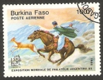 Stamps Africa - Burkina Faso -  298 - Exposición mundial de filatelia Argentina 85