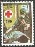 Stamps Burkina Faso -  318 - 75 anivº de la Cruz Roja en Burkina Faso