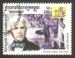 Sellos de Asia - Camboya -  1790 - Michael Faraday, inventor de la electricidad