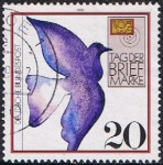Sellos de Europa - Alemania -  DIA DEL SELLO 1988. PALOMA MENSAJERA