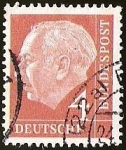 Stamps Germany -  DEUTSCHE BUNDESPOST - THEODOR HEUSS