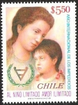 Stamps Chile -  AÑO INTERNACIONAL DE LOS IMPEDIDOS