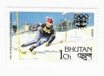 Stamps Asia - Bhutan -  Slalom (repetido)