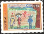 Stamps Chile -  NAVIDAD 1981 - PINTURA INFANTIL