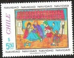 Sellos de America - Chile -  NAVIDAD 1981 - PINTURA INFANTIL ..