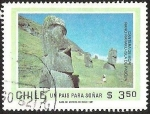 Stamps Chile -  TURISMO - UN PAIS PARA SOÑAR - ISLA DE PASCUA