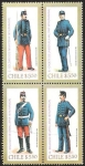 Stamps Chile -  UNIFORMES MILITARES II