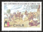 Stamps Chile -  CENTENARIO DE LA CIUDAD DE TEMUCO
