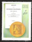 Stamps Chile -  ANALES DE LA SOCIEDAD FILATELICA DE CHILE