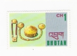 Stamps Bhutan -  Joyas (repetido)