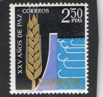 Stamps Spain -  1585- XXV  AÑOS DE PAZ ESPAÑOLA. REGADIOS.